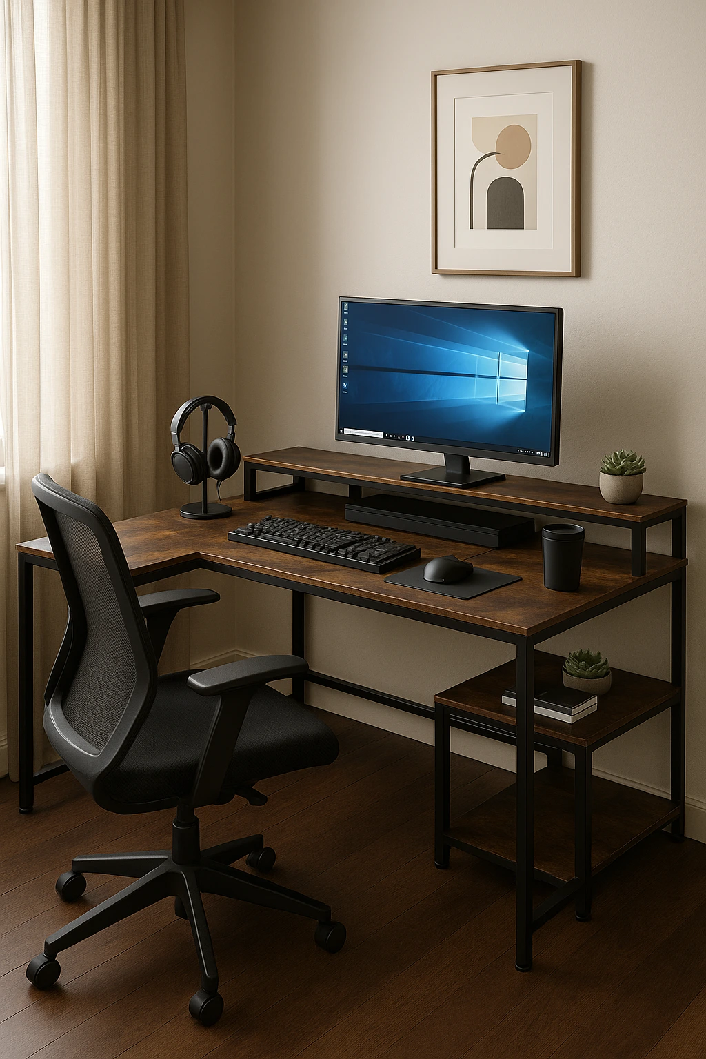 L-shaped Tower Desk design ideas