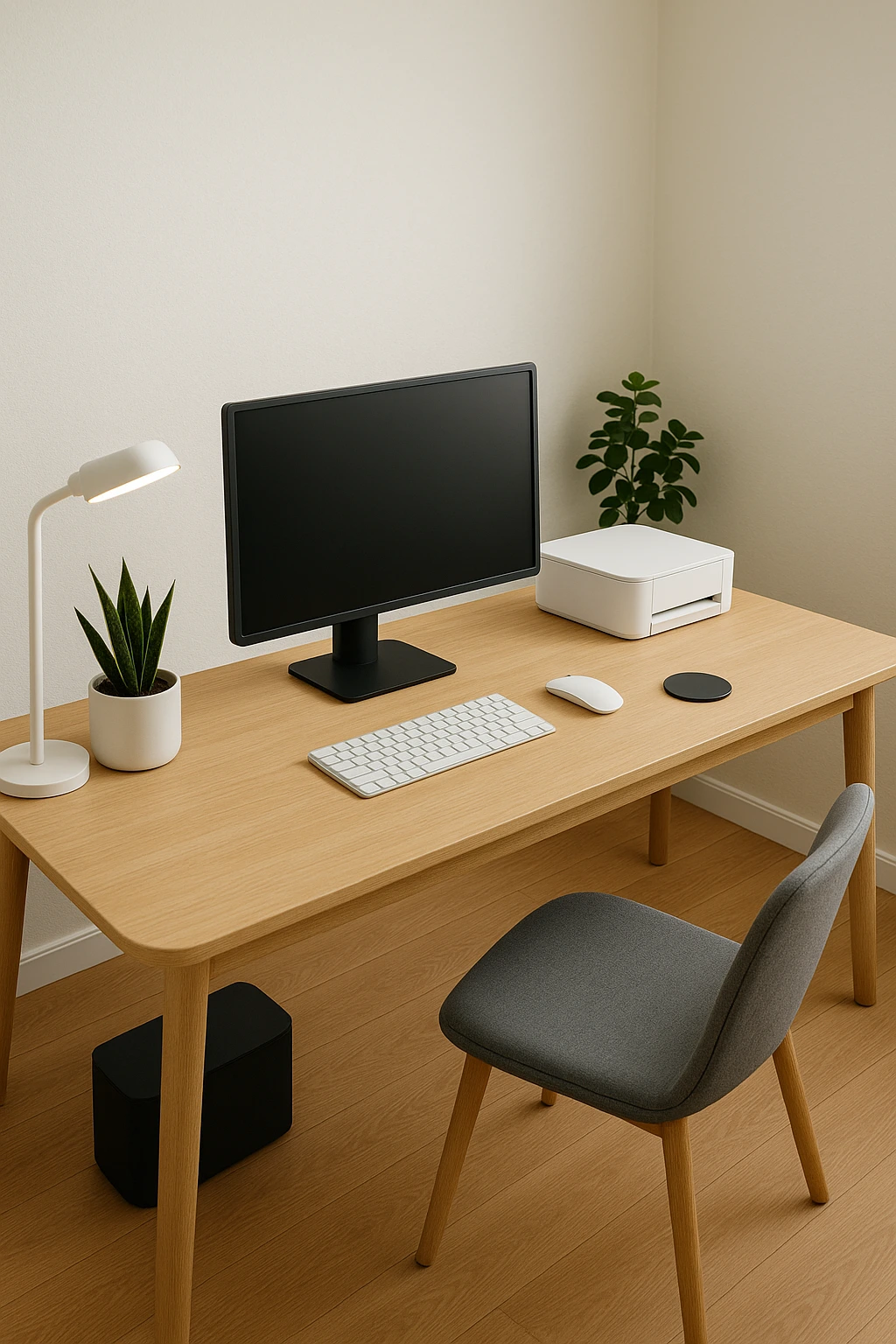 cut the cord small minimalist home office spaces